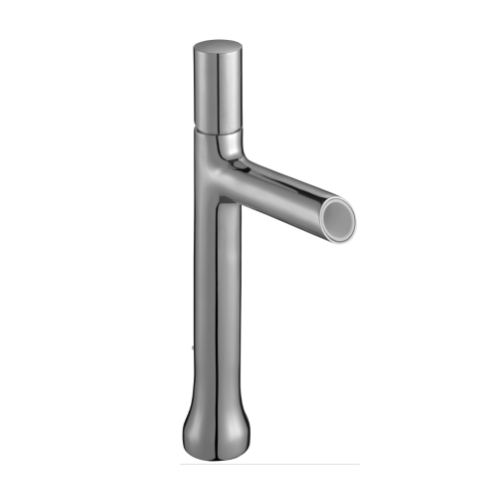 E8990-BN TOOBI Высокий однорычажный смеситель для рак. с гибкой подводкой, полир. никель