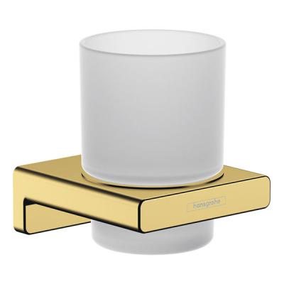 Стакан для зубных щеток с держателем, золото Hansgrohe AddStoris 41749990
