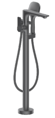 Смеситель для ванны, напольный, оружейная сталь JOMOO P38008-684/HBS-1 