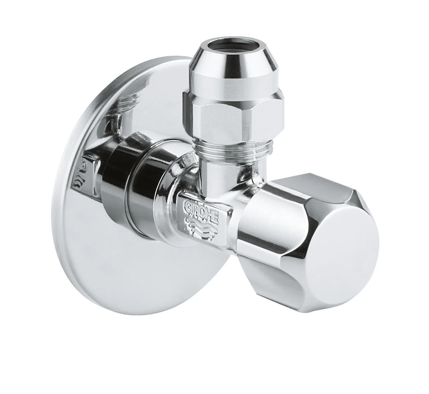 Угловой вентиль для стиральной машины 1/2х1/2 Grohe 22958000