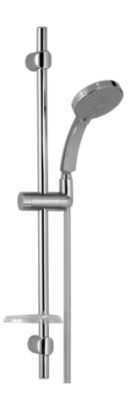 E12920-CP CITRUS Душевой гарнитур с штангой, мыльницей, шлангом и лейкой Хром