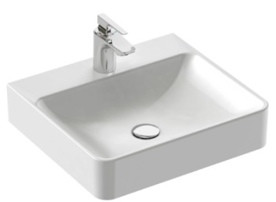 EVE112-00 VOX Накладная раковина 50x45 см, 1 отверстие для смесителя, белая EVE112-00 VOX Накладная раковина 50x45 см, 1 отверстие для смесителя, белая