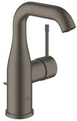 Смеситель для раковины, размер M, темный графит матовый Grohe Essence 24173AL1