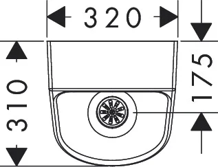 Писсуар подвесной, белый Hansgrohe EluPura Original S 60286450