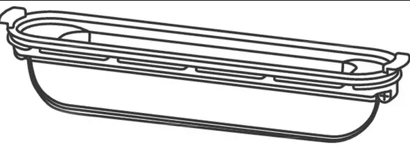Дрифон cкрытой монтажной части для трапа 01001180 Hansgrohe 94326000