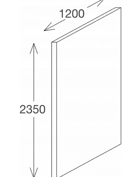 Панель декоративная для душевого пространства, белая Jacob Delafon Panolux E63000-D44