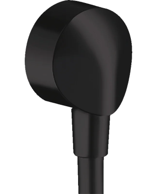 Подключение для душевого шланга, черный Hansgrohe FixFit E 27454670 Подключение для душевого шланга, черный Hansgrohe FixFit E 27454670