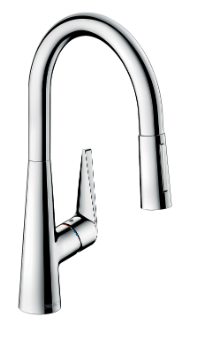 Смеситель для кухни, хром Hansgrohe Talis M51 2jet 72813000