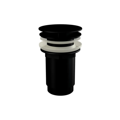 Донный клапан для раковины, черный Alcaplast A396BLACK Донный клапан для раковины, черный Alcaplast A396BLACK