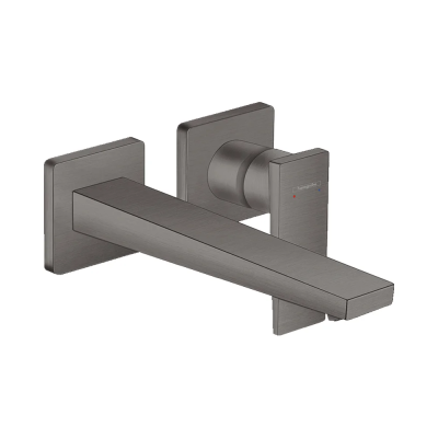 Смеситель для раковины, настенный, шлиф.черный хром Hansgrohe Metropol 32526340 Смеситель для раковины, настенный, шлиф.черный хром Hansgrohe Metropol 32526340