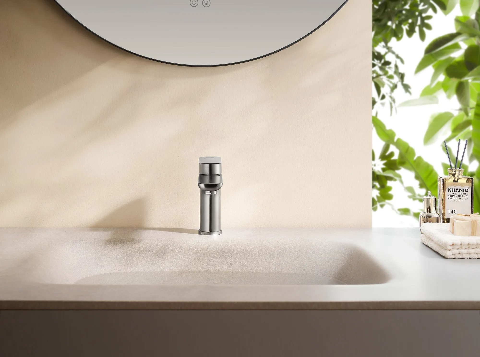 Смеситель для раковины, серый SSWW SATM019A-GA0-1