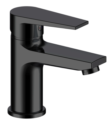 Смеситель для раковины, черный ESKO Budapest Black BT26B