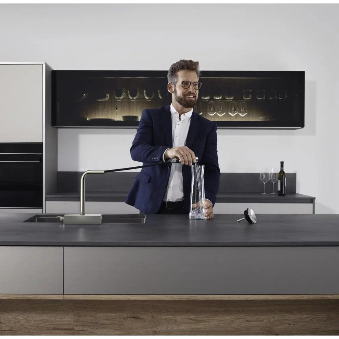 Смеситель для кухни, шлиф.хром Hansgrohe Aquno Select M81 73836800