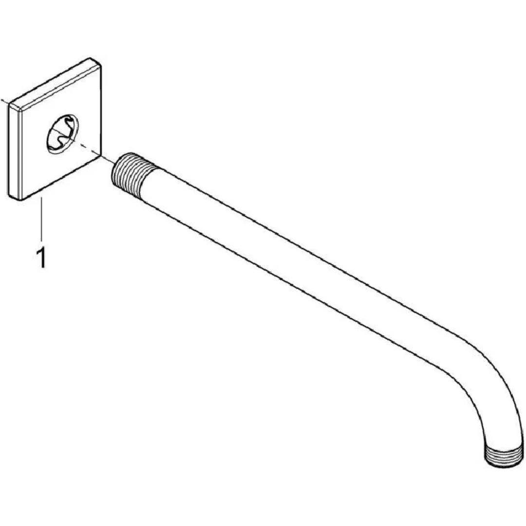 Душевой кронштейн 275, хром Grohe Rainshower 27488000