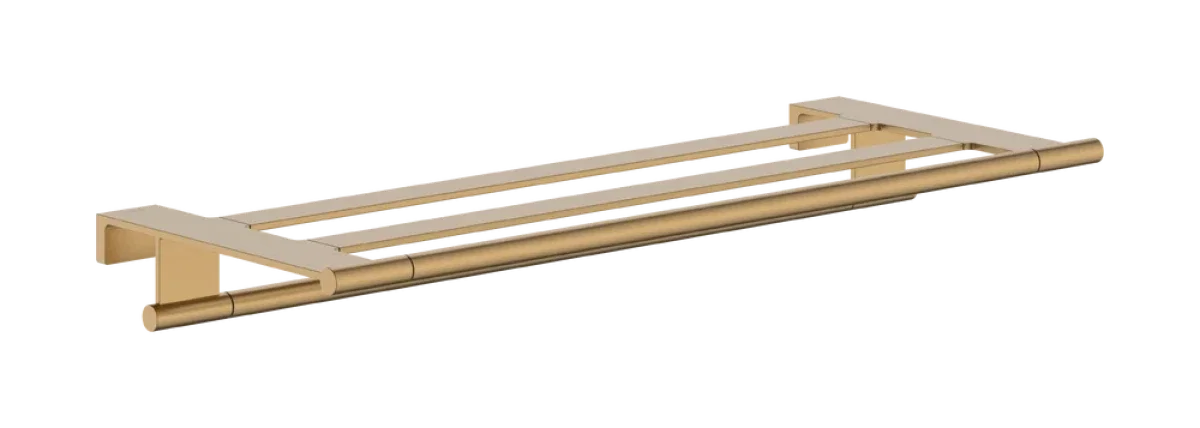 Полка для полотенец 661, с держателем, бронза Hansgrohe AddStoris S 41781140