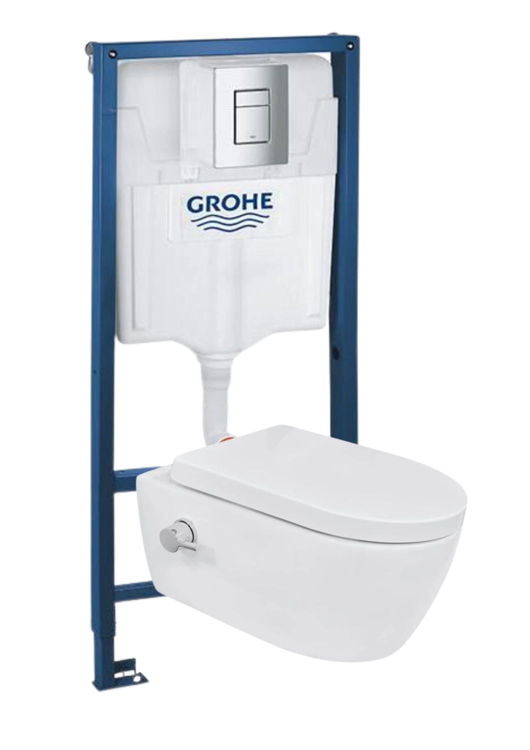 Комплект 5в1: Инсталляция 38772001, унитаз-биде со смесителем и сиденьем CT2039V-HB SSWW K25072901 