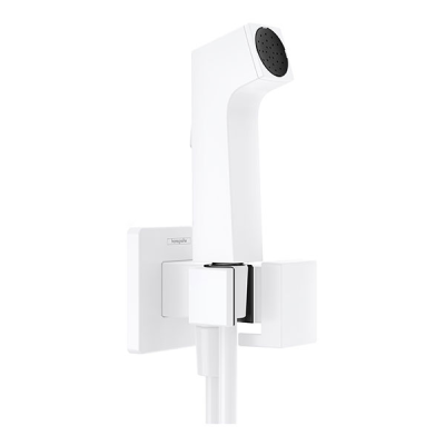 Гигиенический душ с держателем и шлангом 1250, белый Hansgrohe 29231700