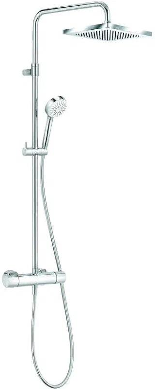 Душевая система с термостатом для душа, хром Kludi Logo 6809805-00