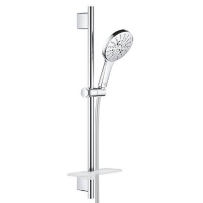 Душевой гарнитур 600, 3 вида струи, с полочкой, хром Grohe Rainshower SmartActive 130 26546000