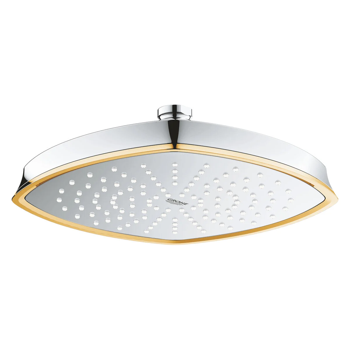 Верхний душ 221x221, хром/золото Grohe Grandera 27974IG0 – магазин сантехники Sanstore Верхний душ 221x221, хром/золото Grohe Grandera 27974IG0