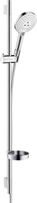 Душевой гарнитур 900 с мыльницей, хром Hansgrohe Raindance Select S 120 3jet/Unica 26631400 Душевой гарнитур 900 с мыльницей, хром Hansgrohe Raindance Select S 120 3jet/Unica 26631400