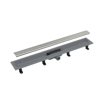 Трап линейный для душа, с порогами для перфорированной решетки Alcaplast Simple APZ9-950M Трап линейный для душа, с порогами для перфорированной решетки Alcaplast Simple APZ9-950M