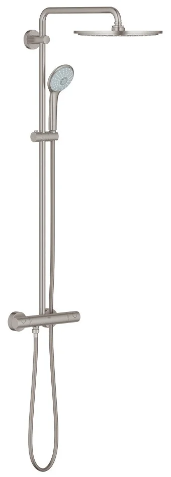 Душевая система с термостатом для душа, суперсталь Grohe Euphoria XXL 310 26075DC0