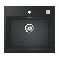 Мойка K700, композитная, 560x510, черный гранит Grohe 31651AP0