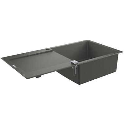 Мойка K500, композитная, оборачиваемая, с 1 чашей и крылом, 1000x500, серый гранит Grohe 31645AT0 Мойка K500, композитная, оборачиваемая, с 1 чашей и крылом, 1000x500, серый гранит Grohe 31645AT0