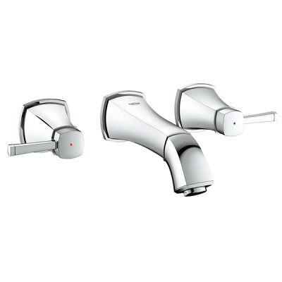 20414000 Grandera Смеситель для раковины на три отверстия, DN 15 S-Size, хром