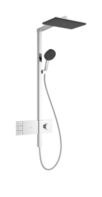 Душевая система с термостатом для душа, хром Hansgrohe Raindance Alive Q Showerpipe 210/340 24591000 Душевая система с термостатом для душа, хром Hansgrohe Raindance Alive Q Showerpipe 210/340 24591000