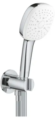 Ручной душ с держателем и шлангом, хром Grohe Tempesta Cube 110 26910003