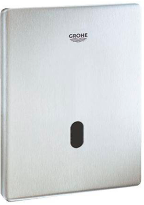Панель смыва инфракрасная для писсуара, нерж. сталь Grohe Tectron Skate 37324SD1 Панель смыва инфракрасная для писсуара, нерж. сталь Grohe Tectron Skate 37324SD1
