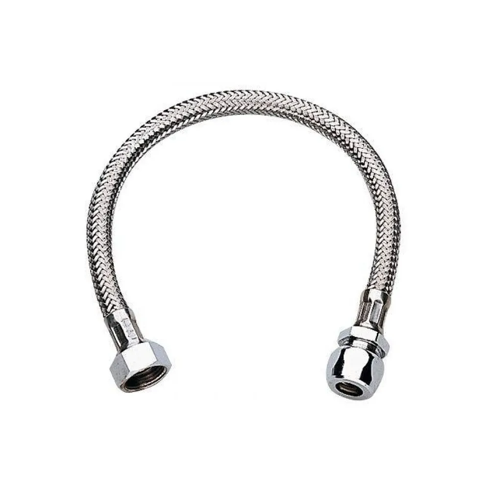 Гибкий шланг высокого давления 3/8, цанговый зажим, хром Grohe 45120000