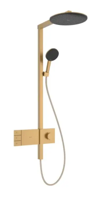 Душевая система с термостатом для душа, бронза Hansgrohe Raindance Alive S 2jet 24596140