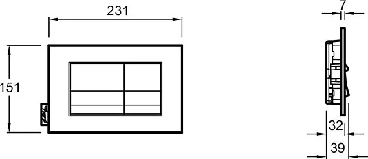 Комплект 2в1: Инсталляция с белой панелью смыва E20858-00 Jacob Delafon K24042202
