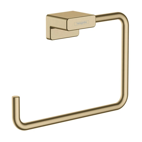 Держатель для полотенца, кольцевой, шлифованная бронза Hansgrohe AddStoris 41754140