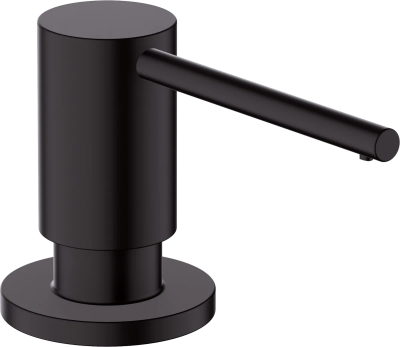Дозатор жидкого мыла, встраиваемый, черный Hansgrohe 40438670 Дозатор жидкого мыла, встраиваемый, черный Hansgrohe 40438670