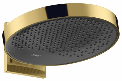 Верхний душ 360, с настенным креплением, золото Hansgrohe Rainfinity 26230990