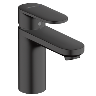 Смеситель для раковины 100, с донным клапаном, черный Hansgrohe Vernis Blend 71551670