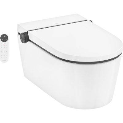 Унитаз-биде подвесной с AquaHelix, SmartClean, белый Hansgrohe LavaPura Element S 63021450