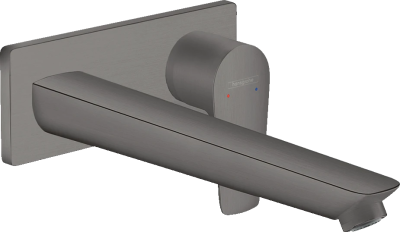 Смеситель для раковины, настенный, шлиф. черный хром Hansgrohe Talis E 71734340
