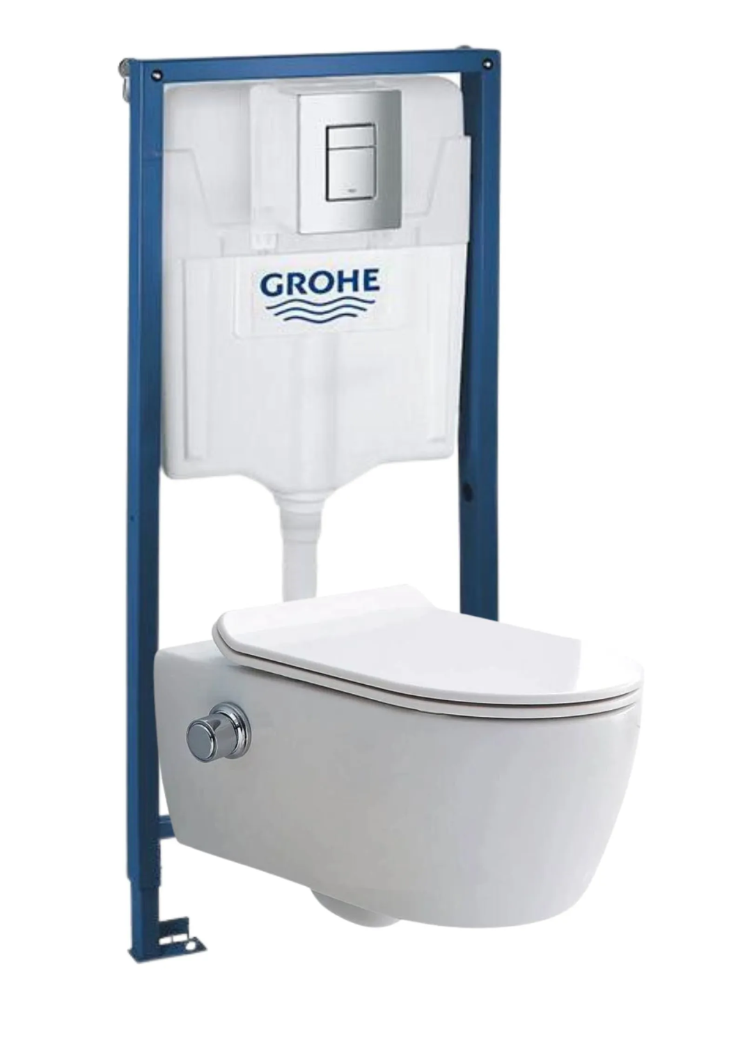 Комплект 5в1: Инсталляция с панелью смыва 38772001, унитазом-биде CT2039V-B SSWW K24020801