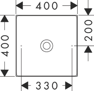 Раковина накладная 400, шлиф. бронза Axor Suite 42003140