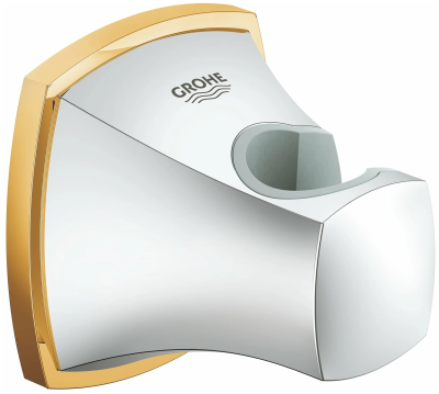 Держатель для душа, настенный, хром-золото Grohe Grandera 27969IG0
