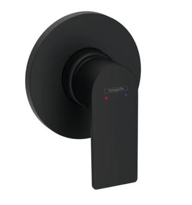 Смеситель для душа, встраиваемый, внешняя часть, черный Hansgrohe Rebris S 72659670