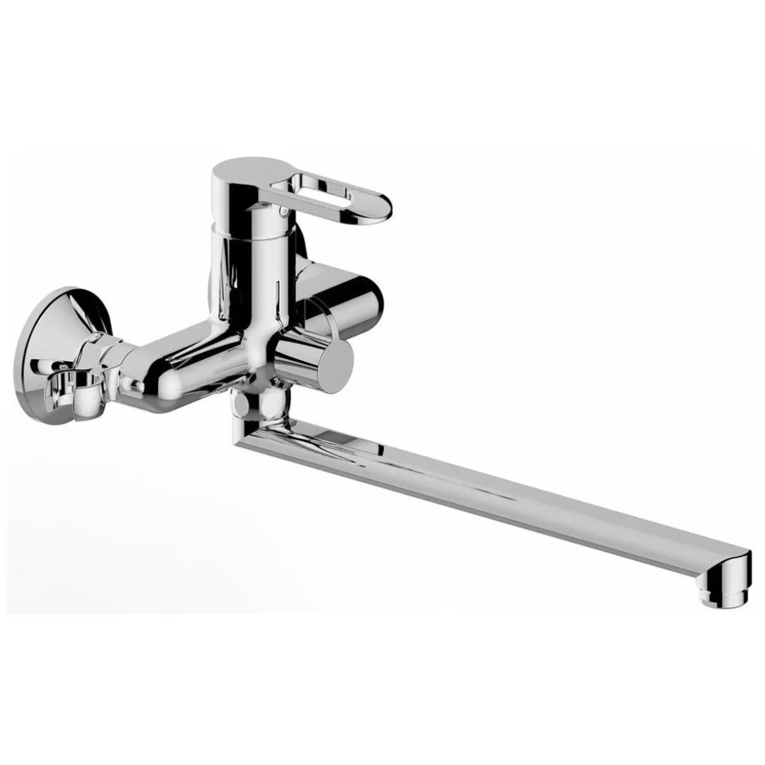 Смеситель для ванны, длинный излив, хром VODA Future FT31