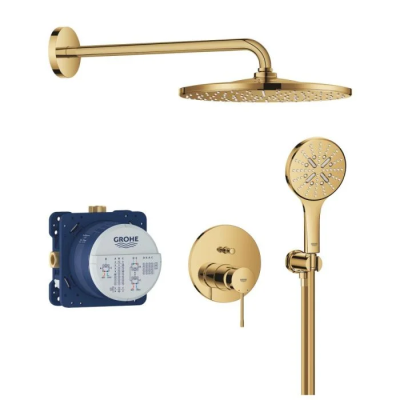 Душевая система встраиваемая, холодный рассвет глянцевый Grohe Essence 25287GL0 Душевая система встраиваемая, холодный рассвет глянцевый Grohe Essence 25287GL0